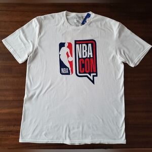 NWT NBA Con Men's White NY Knicks Team Logo Short Sleeve T-shirt - Size XL